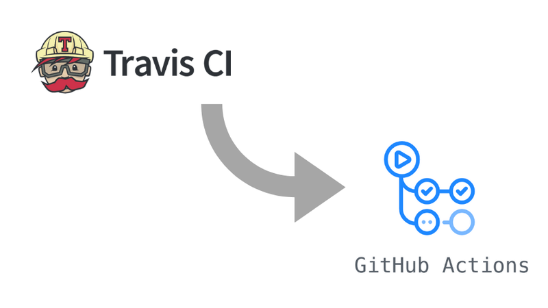 GitHub Action 和 Travis CI 对比的配图